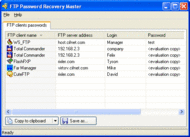 FTP Password Recovery Master screenshot